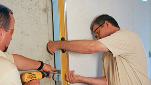 installing a basement wall finishing system in Ashland
